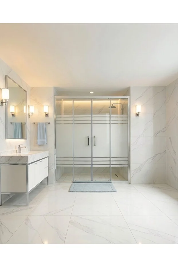 Duşakabin Ön Cephe Desenli 5mm Yükseklik 190cm